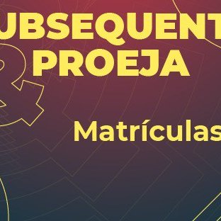 #38511 Subsequente e Proeja: Pré-matrícula começa nesta quinta-feira (10)