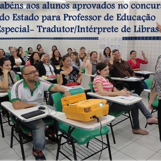 #38512 Egressos do projeto de extensão em Libras são aprovados no concurso do Estado