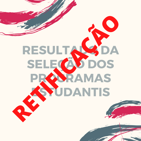 #38514 COAES retifica resultado de seleção do PAFE