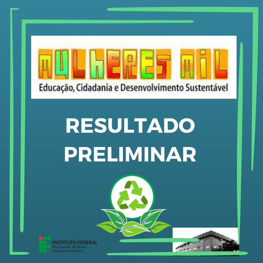 #38547 Programa Mulheres mil divulga resultado preliminar da seleção