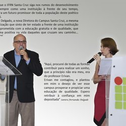 #38607 IFRN Campus Santa Cruz  realiza transmissão de cargo de Diretor Geral
