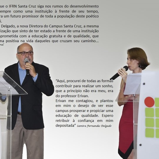 #38607 IFRN Campus Santa Cruz  realiza transmissão de cargo de Diretor Geral