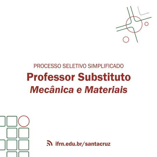 #38644 Campus abrirá seleção para professor substituto de mecânica e materiais