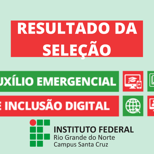 #38837 Divulgado resultado da seleção de Auxílios e Ações Emergenciais de Assistência Estudantil no Contexto do Ensino Remoto