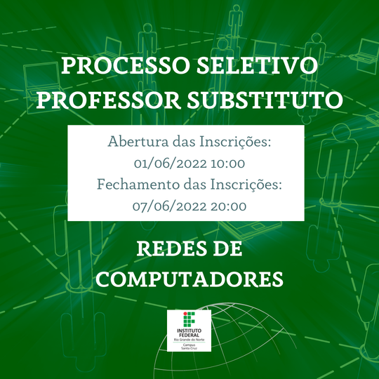 #38881 Processo Seletivo para Professor Substituto de Redes de Computadores