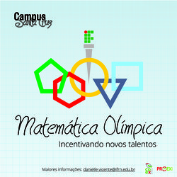 #38918 Projeto de extensão de Matemática ajudará alunos nas olimpíadas.