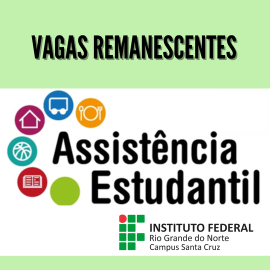 #38919 COAES divulga resultado de vagas remanescentes da seleção do Programa de Apoio a Formação Estudantil 2022