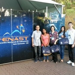 #39115 Alunos dos Cursos de Licenciatura em  Física e Matemática participam do maior encontro Nacional de Astronomia (ENAST)