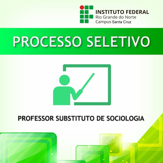 #39118 Divulgado resultado final do processo seletivo para Professor Substituto de Sociologia