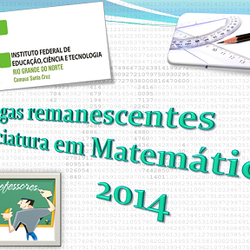 #39184 Divulgado edital de vagas remanescentes para o curso de Licenciatura em Matemática