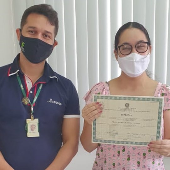 #39207 Estudante com deficiência visual conclui o curso técnico e obtém aprovação na UFRN