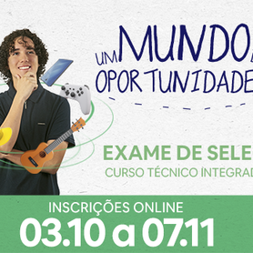 #39338 Edital para cursos técnicos integrados ao ensino médio do IFRN é divulgado