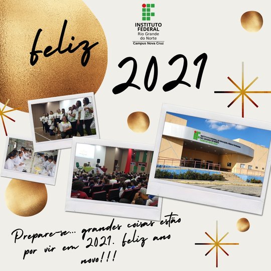 #39415 Feliz Ano Novo a toda comunidade acadêmica do Campus Nova Cruz!!