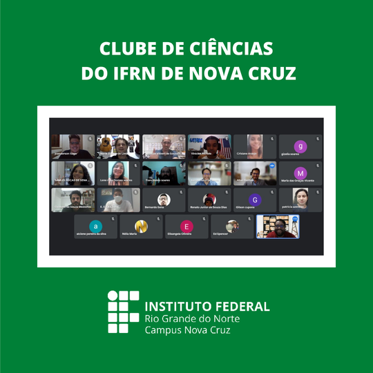 #39546 CLUBE DE CIÊNCIAS DO IFRN DE NOVA CRUZ SE REUNE COM ESCOLAS PÚBLICAS DA REGIÃO