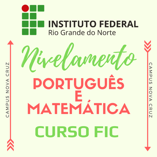 #39558 Curso FIC de Nivelamento em Português e Matemática
