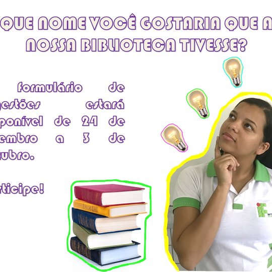 #39579 Que nome você gostaria que sua biblioteca tivesse?