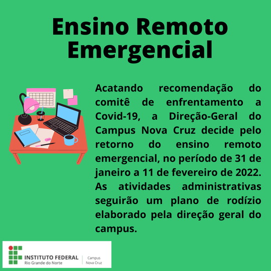#39663 Retorno ao Ensino Remoto Emergencial