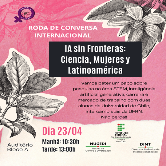 Roda de conversa - IA sin Fronteras: Ciencia, Mujeres y Latinoamérica”