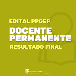 Edital PPGEP Docente Permanente - Publicado