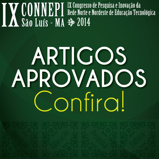 #40055 Connepi divulga lista dos artigos aprovados