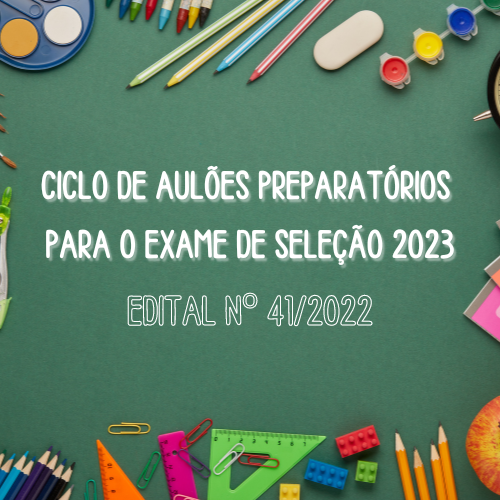 #40074 Aberto processo seletivo para ciclo de aulões