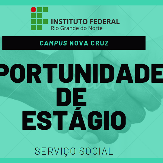 #40129 Oportunidade de Estágio em Serviço Social