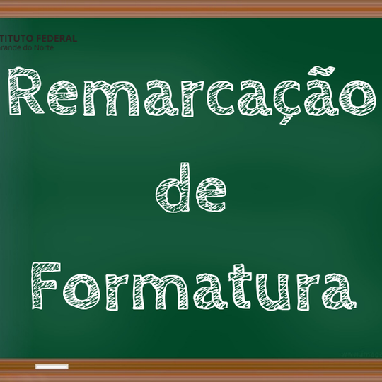 #40146 Cerimônia de formatura de cursos técnicos subsequentes tem data remarcada