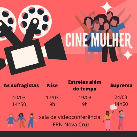 #40171 Cine Mulher no mês de março