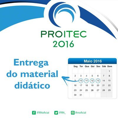 #40302 Campus Nova Cruz inicia entrega do material didático do ProITEC