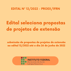 #40310 Edital seleciona propostas de projetos de extensão