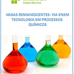 #40316 Campus convoca candidatos para Vagas Remanescentes- Tecnologia em Processo Químicos