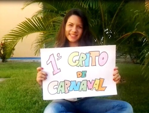 Alunos divulgam o 1º grito de Carnaval do Câmpus Nova Cruz