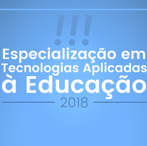 #40479 IFRN lança edital de especialização em Tecnologias Aplicadas à Educação
