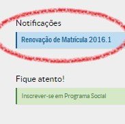 #40480 Renovação de matrícula para 2017.1 se encerra no dia 28 de abril.