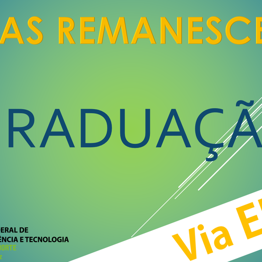 #40709 Vagas Remanescentes para o Curso de Tecnologia em Processos Químicos via ENEM