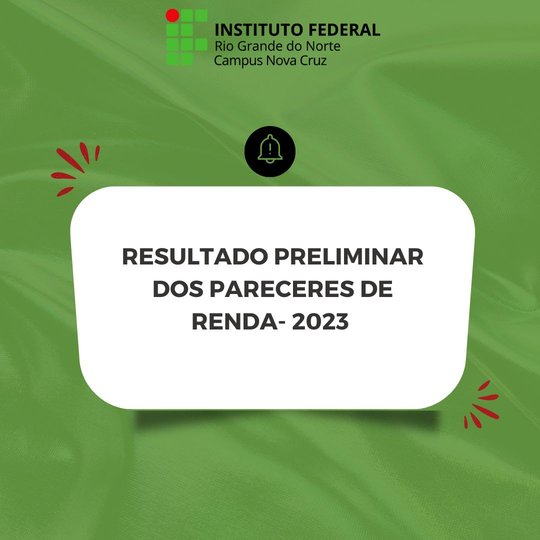 #40794 Resultado preliminar dos pareceres de renda 2023 é divulgado 