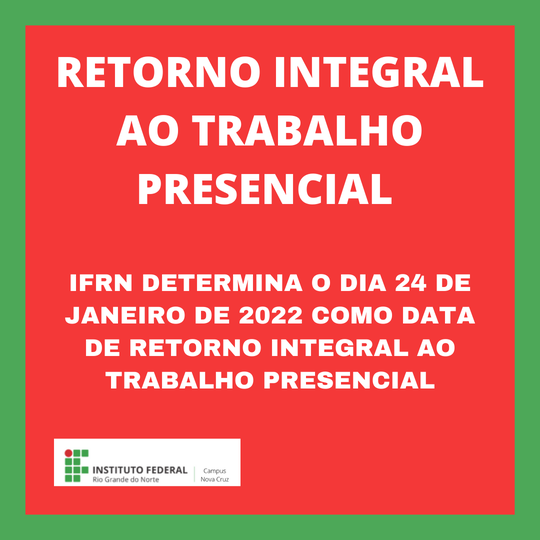 #41055 RETORNO INTEGRAL AO TRABALHO PRESENCIAL