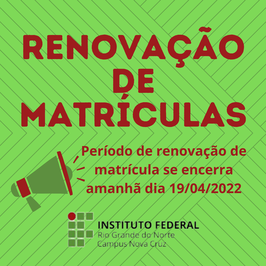 #41101 Renovação de Matrículas
