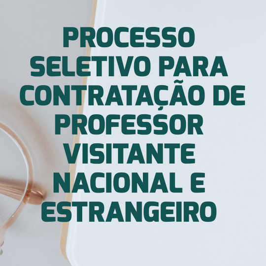 #41127 Abertas inscrições para Professor Visitante Engenharia Química e Licenciatura Química