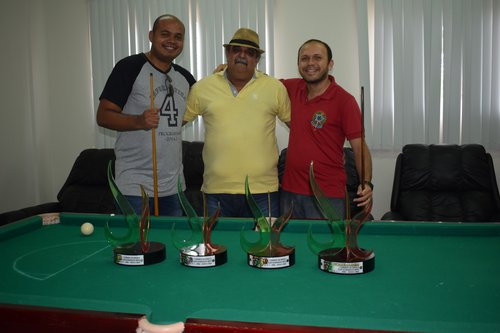Da esquerda para direita: José de Anchieta, José Domingos Neto e Arnaldo Ivo.