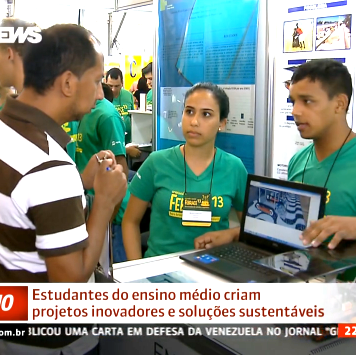 #41346 GloboNews exibe matéria sobre mostra que conta com alunos do Campus