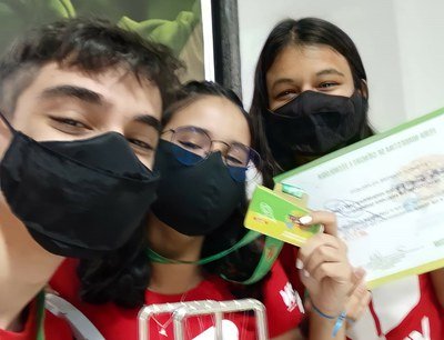 Geovani, Yasmin Kaline e Hanna conquistaram prêmios das principais mostras científicas do Brasil em 2021