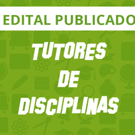 #41755 Publicado edital de seleção de alunos para Programa de Tutoria