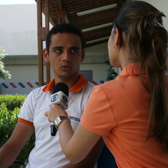 #42453 Telejornal local exibe matéria sobre projeto desenvolvido no Câmpus