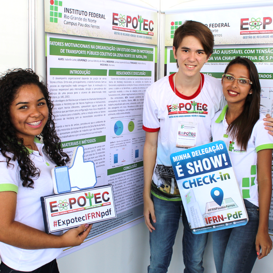 #42541 Alunos de Comércio são premiados na Expotec do Campus Pau dos Ferros