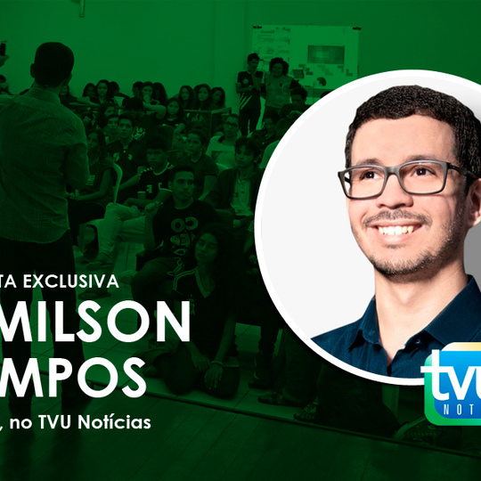 #42617 Diretor-geral participa de entrevista exclusiva em telejornal local