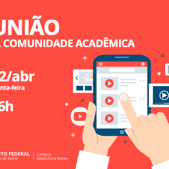 #42875 Direção-Geral realiza reunião virtual com a comunidade acadêmica