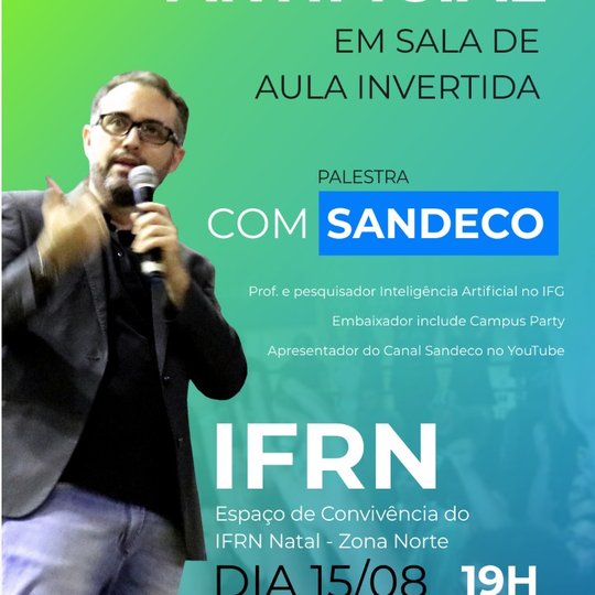 #42969 Palestra: Inteligência artificial em sala de aula invertida