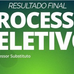#4298 Divulgado resultado final de seleção para professor substituto de Língua Portuguesa