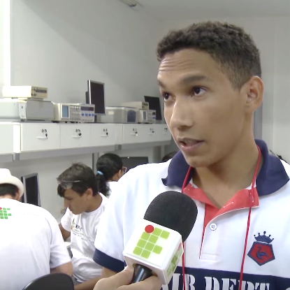 #43083 Telejornal do Instituto exibe matérias com alunos do Campus na Secitex
